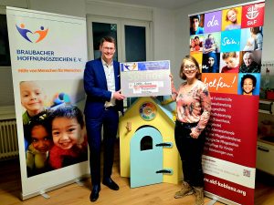 1.000 Euro für unser Notfallzimmer: Braubacher Hoffnungszeichen e. V. unterstützt Frauen in akuter Krisensituation