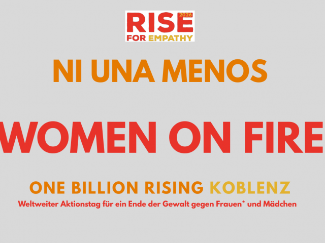 One Billion Rising: 14. Februar -15 Uhr Löhrrondell Koblenz