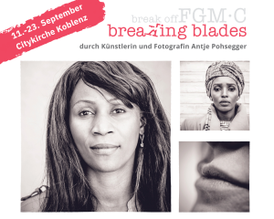 Ausstellung „breaking blades“ in der Citykirche Koblenz
